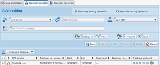Provide tracking data to your partners