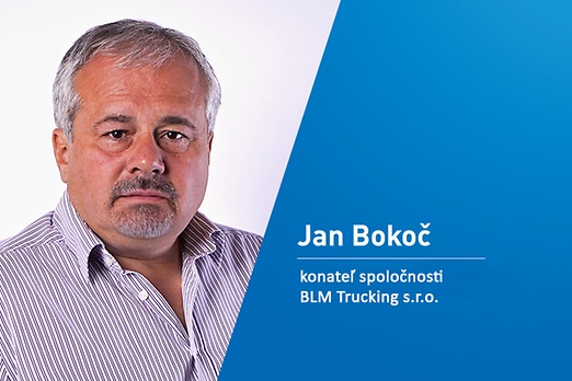 Jan Bokoč, konateľ spoločnosti BLM Trucking